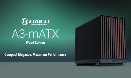 Lian Li DAN Cases A3-mATX Wood Edition - Compact elegance